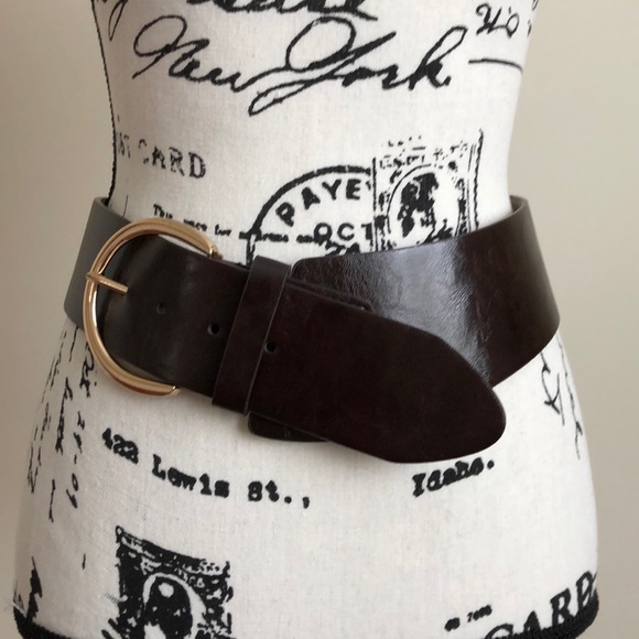 INC International Concepts Accessories - NWT INC Brown Stretch Waist Belt